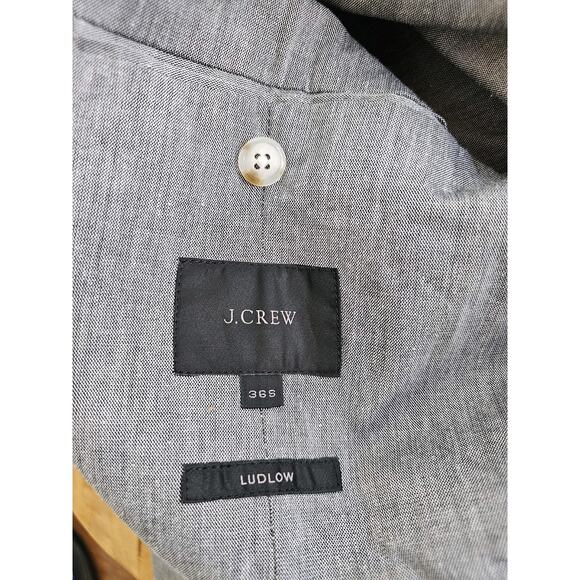 J. Crew Ludlow Slim Fit Unstructured Suit Jacket Men's Size 36 Stretch - Picture 6 of 10